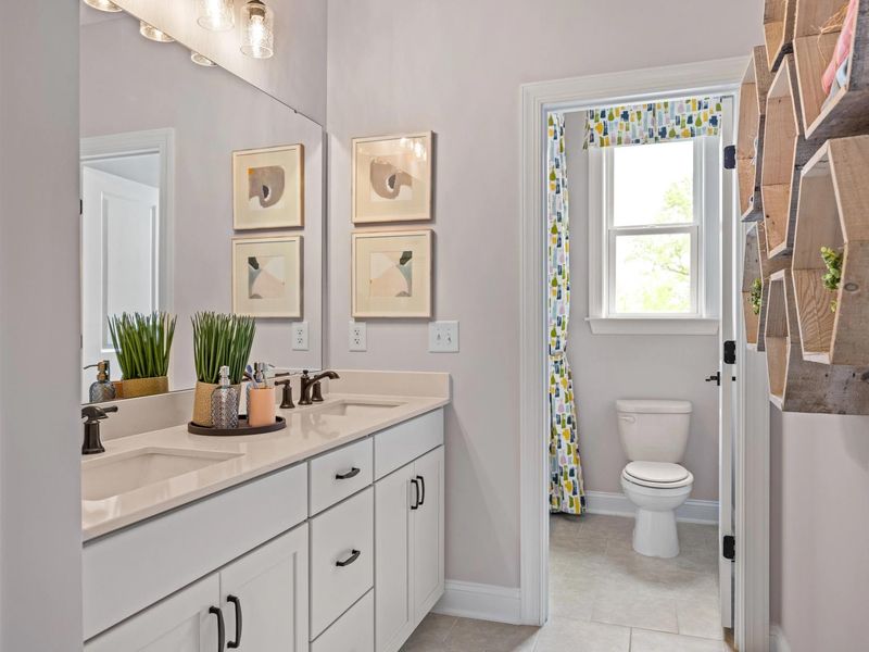 Furnished interior in a model home at Laneridge Estates in Raleigh (Image 15).