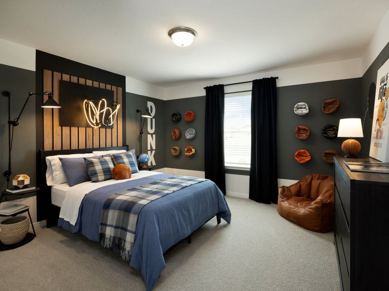 Furnished interior in a model home at Prairie Winds - Boulevard Collection in Hutto (Image 13). Furnished interior in a model home at Prairie Winds - Boulevard Collection in Hutto (Image 13).