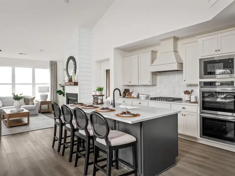 Furnished interior in a model home at Woods Crossing in Gallatin (Image 4).