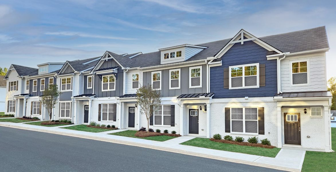 Front exterior of a home in the Woodbine Station community, located in Winder, GA (Image 1).