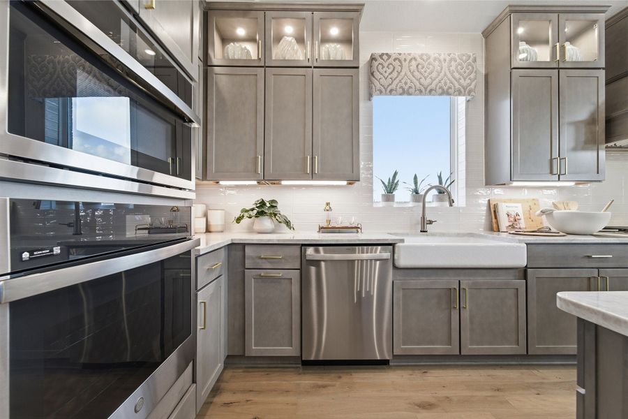 Furnished interior in a model home at Ashland in Angleton (Image 27).