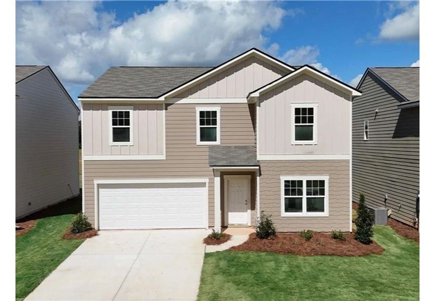 Front exterior of a home in the Mt. Tabor Ridge community, located in Dallas, GA (Image 9).