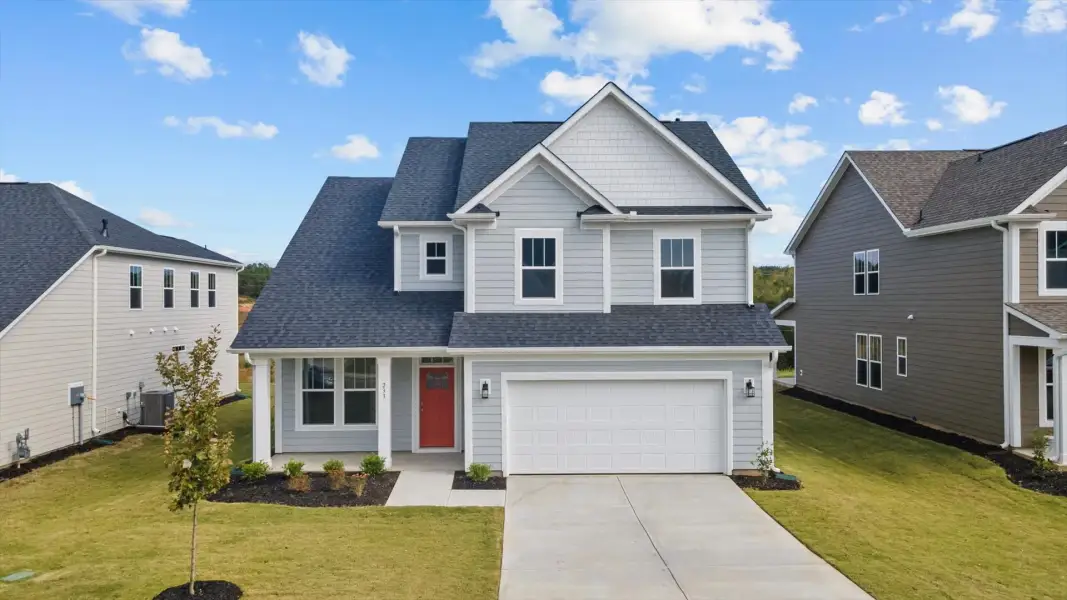 Front exterior of a home in the Alexander Place community, located in Taylors, SC (Image 10).