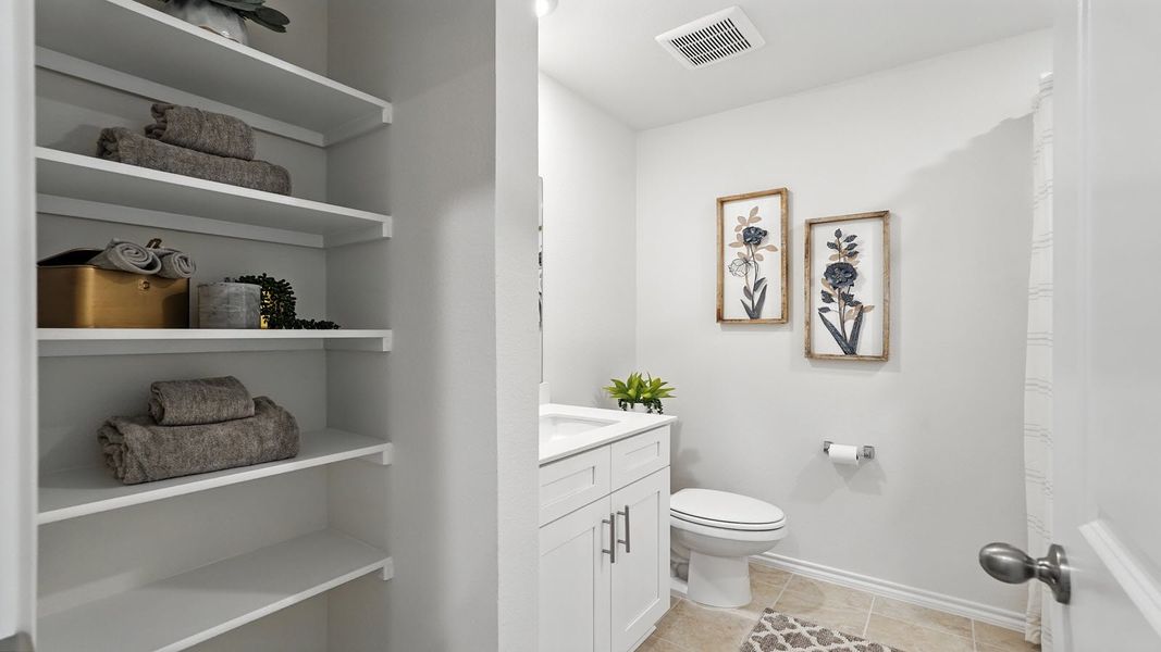 Furnished interior in a model home at The Reserve at Timber Creek in Lindale (Image 9).