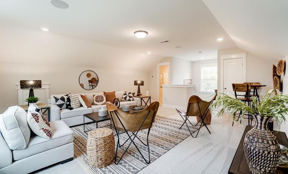 Furnished interior in a model home at Villas at Dawsonville in Dawsonville (Image 24).