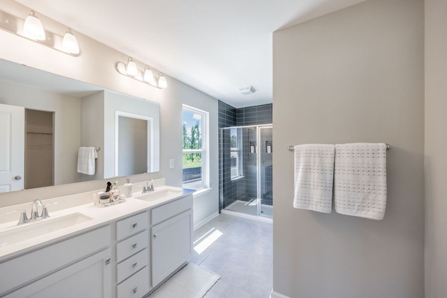 Furnished interior in a model home at Colvin Park in Rock Hill (Image 10).
