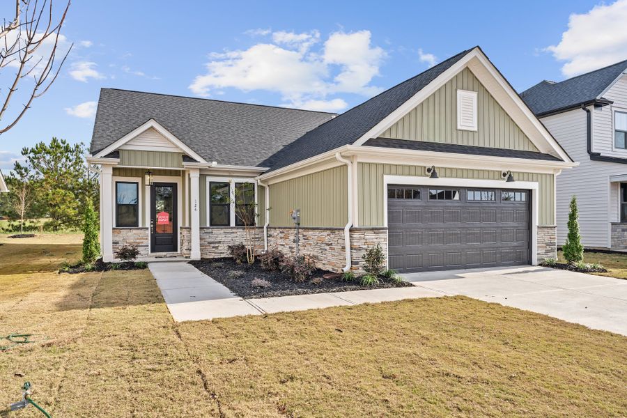 Front exterior of a home in the The Oaks at Midway community, located in Anderson, SC (Image 9). Front exterior of a home in the The Oaks at Midway community, located in Anderson, SC (Image 9).