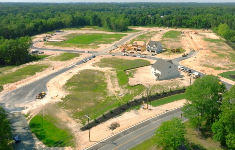 Site preparation and early development at Kilburne Village in Greensboro, NC (Image 27). Site preparation and early development at Kilburne Village in Greensboro, NC (Image 27).