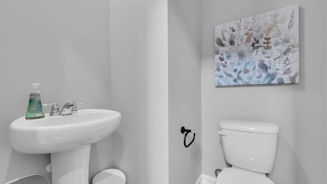 Furnished interior in a model home at The Ranch in Holly Hill (Image 31).