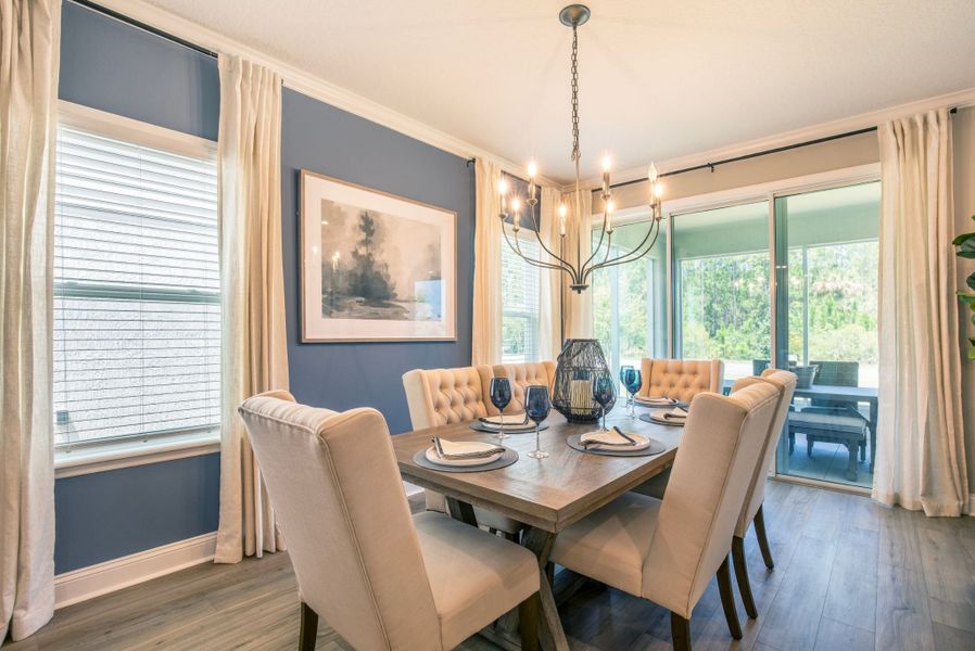 Furnished interior in a model home at Lehigh Acres in Lehigh Acres (Image 8).
