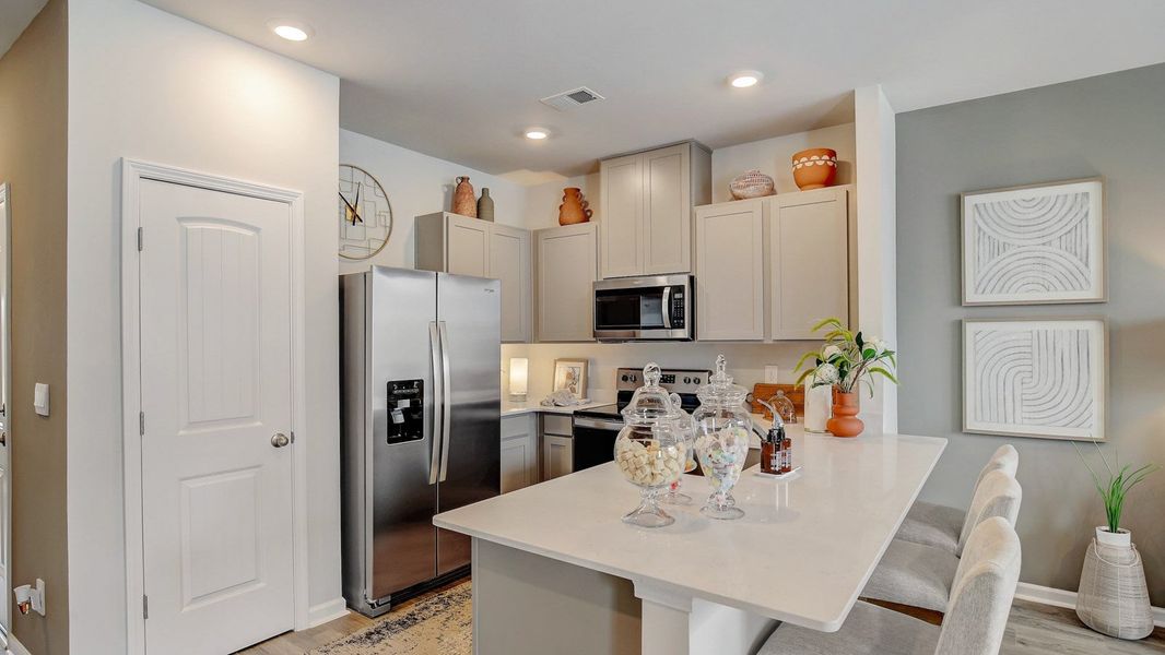Furnished interior in a model home at Addison Park in Lebanon (Image 18).