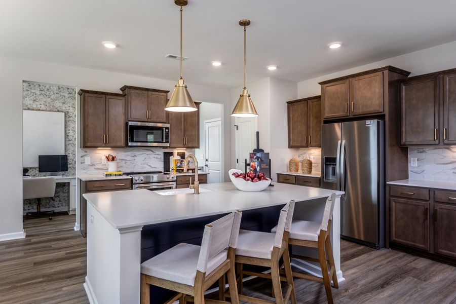 Furnished interior in a model home at Legacy Lakes in Aberdeen (Image 35).