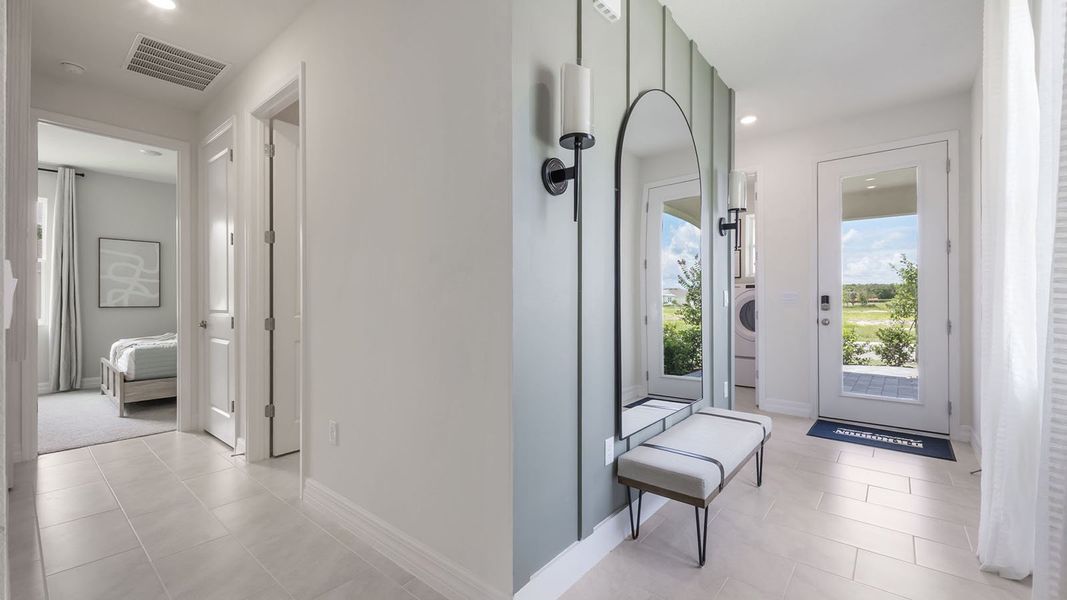 Furnished interior in a model home at Lakes of Mount Dora in Mount Dora (Image 20).