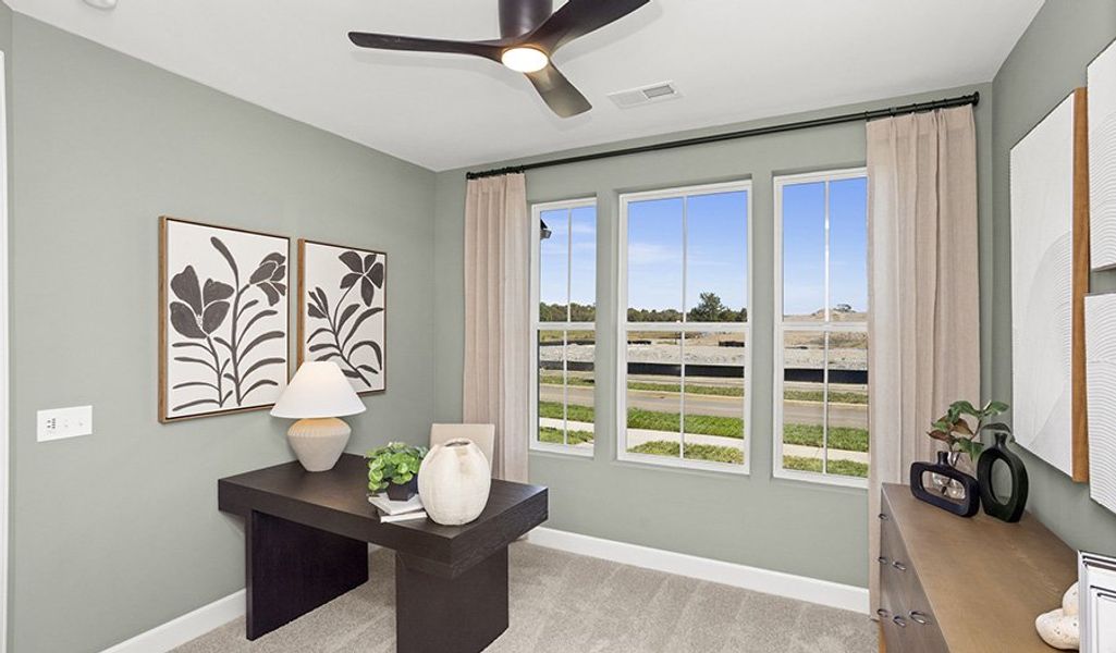 Furnished interior in a model home at The Crossings at Barton Village in Lebanon (Image 21).