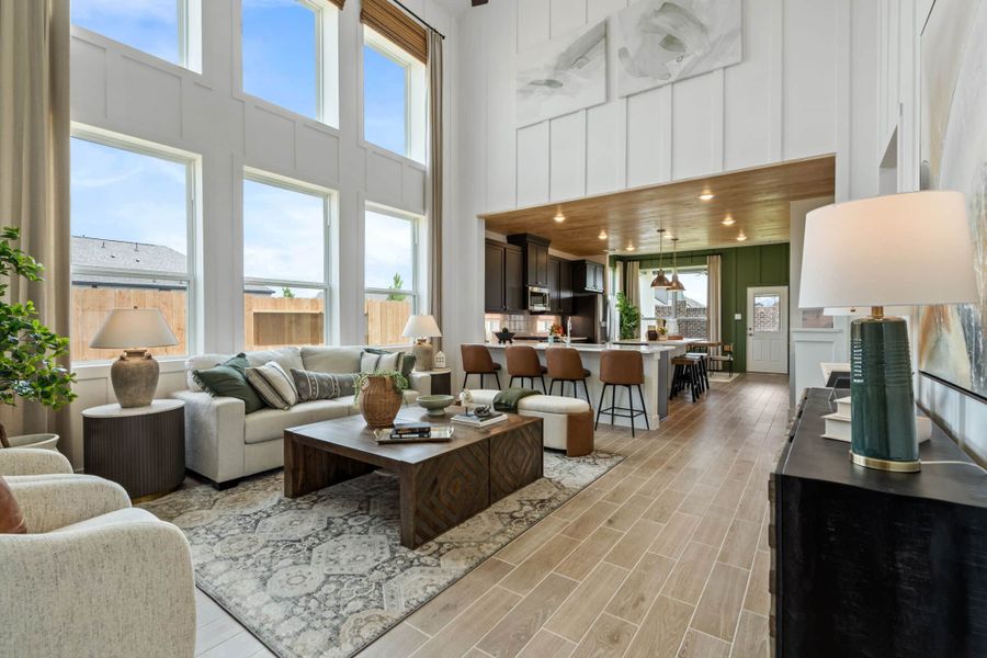 Furnished interior in a model home at Emory Glen in Magnolia (Image 4).