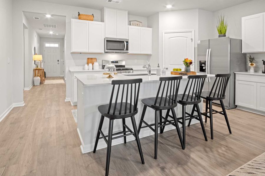 Furnished interior in a model home at Timberwalk in Cookeville (Image 4). Furnished interior in a model home at Timberwalk in Cookeville (Image 4).