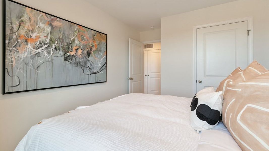 Furnished interior in a model home at Battle Crossing in Raleigh (Image 25).