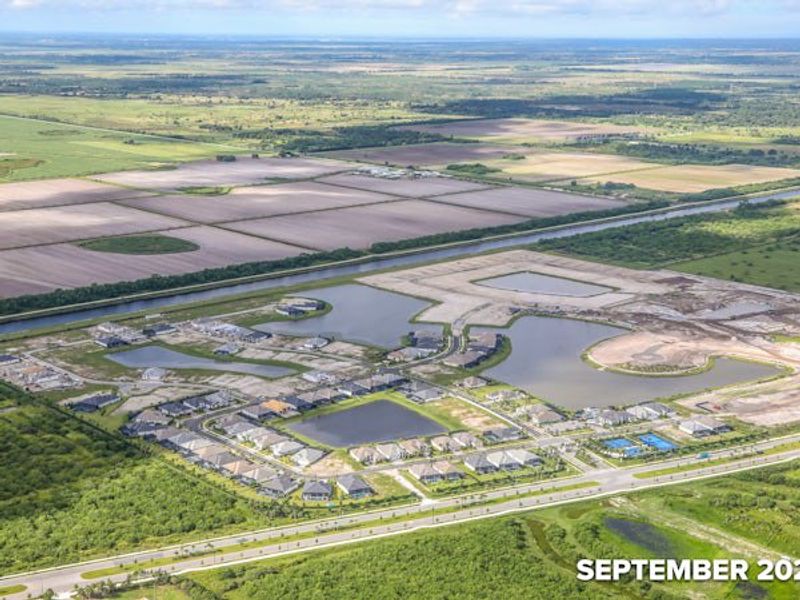 Site preparation and early development at BELTERRA in Port St. Lucie, FL (Image 99).
