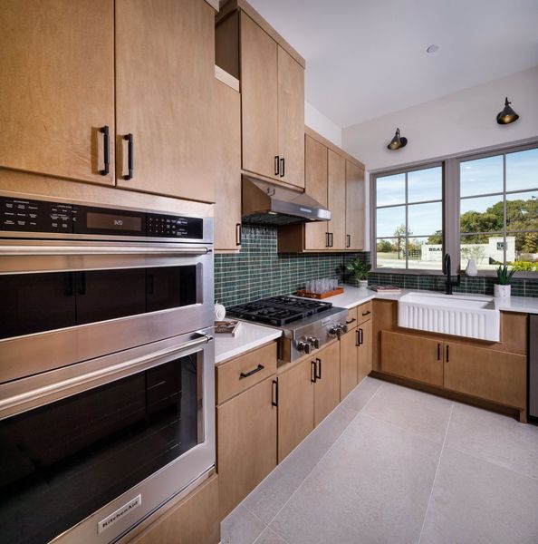 Furnished interior in a model home at Dean Farms in Lucas (Image 37).