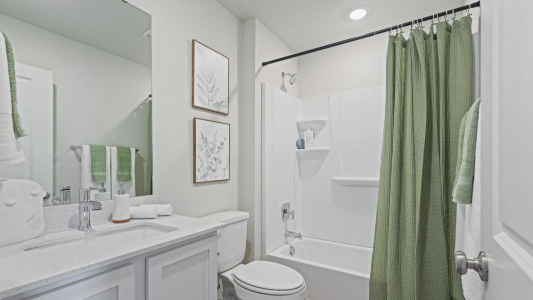 Furnished interior in a model home at Portland Village in Portland (Image 17).