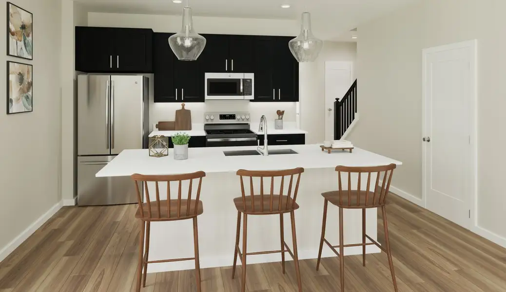 Furnished interior in a model home at Pelican Station in Panama City (Image 4). Furnished interior in a model home at Pelican Station in Panama City (Image 4).