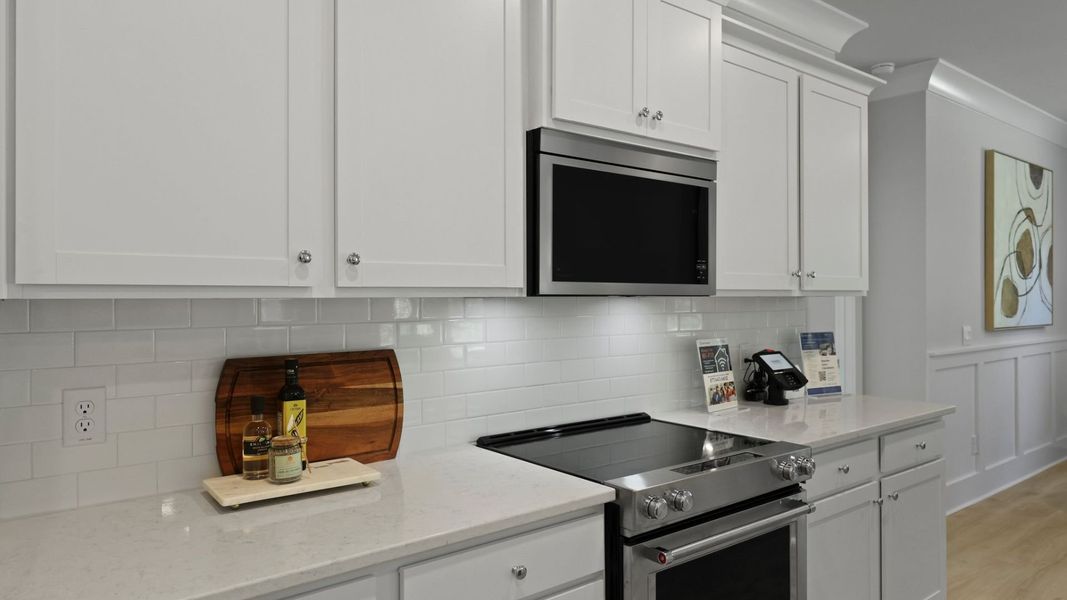 Furnished interior in a model home at Berkeley Bay in Ridgeville (Image 36).