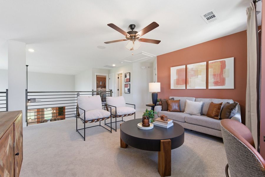 Furnished interior in a model home at Heartland in Heartland (Image 8).
