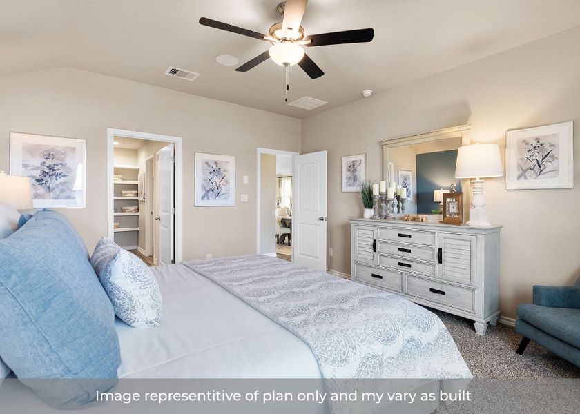 Furnished interior in a model home at Ranch View in Corpus Christi (Image 15).