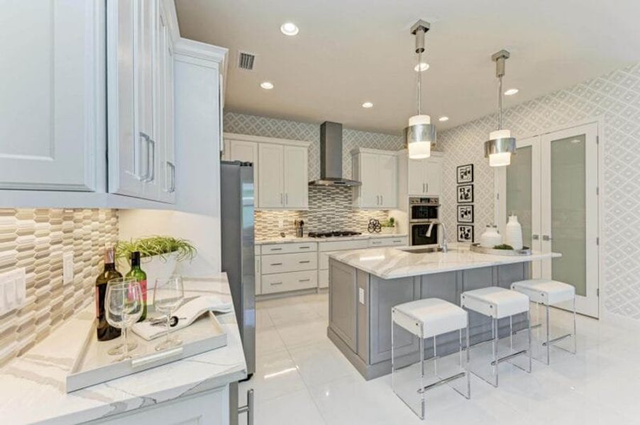 Furnished interior in a model home at The Willows in Parrish (Image 37). Furnished interior in a model home at The Willows in Parrish (Image 37).