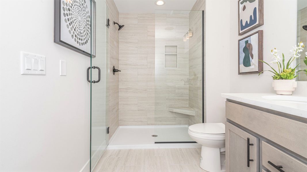 Furnished interior in a model home at Bristol Ridge Townhomes in Ann Arbor (Image 20). Furnished interior in a model home at Bristol Ridge Townhomes in Ann Arbor (Image 20).