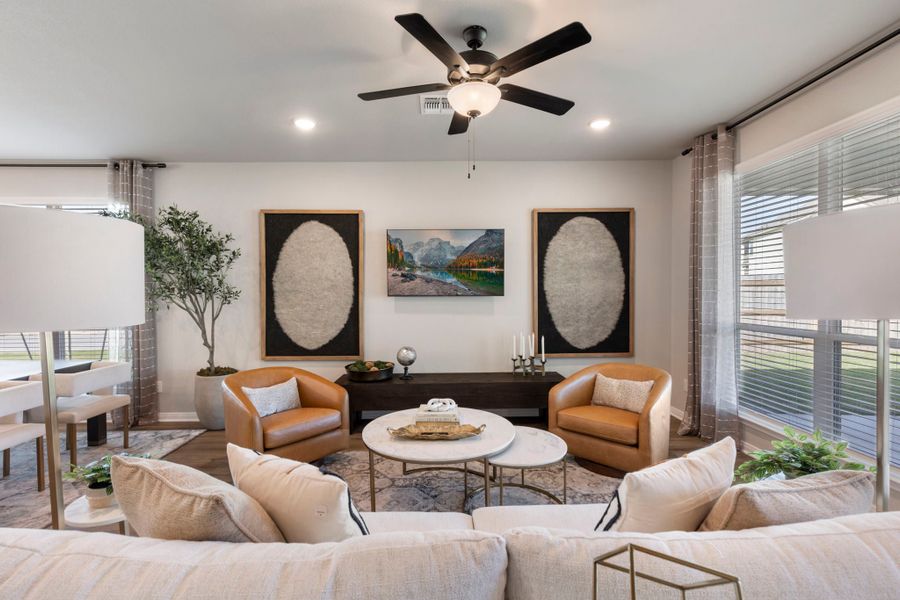Furnished interior in a model home at Northgate in Temple (Image 19). Furnished interior in a model home at Northgate in Temple (Image 19).