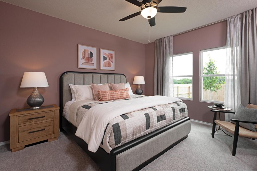 Furnished interior in a model home at Meadows at Hennersby Hollow 40's in San Antonio (Image 8).