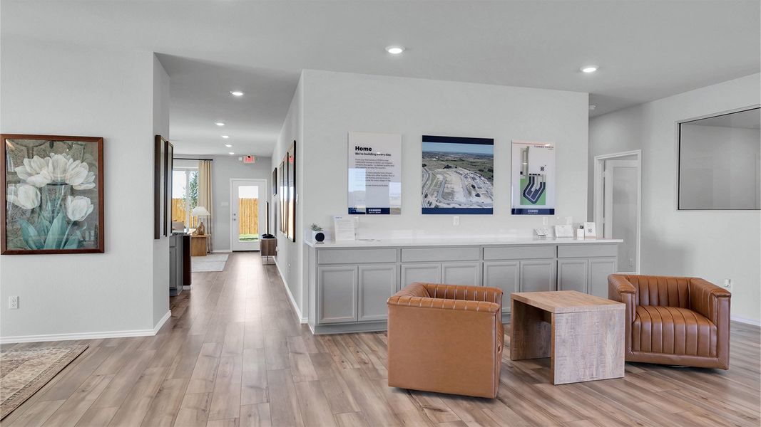 Furnished interior in a model home at Turnbo Ranch in Killeen (Image 6).