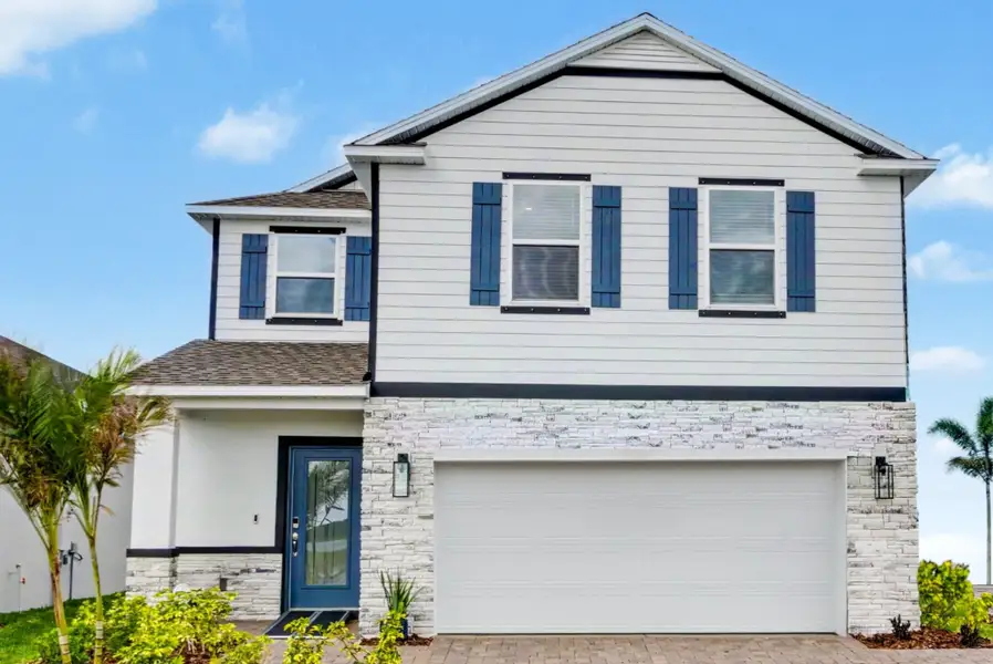 Front exterior of a home in the Malabar Springs community, located in Palm Bay, FL (Image 2). Front exterior of a home in the Malabar Springs community, located in Palm Bay, FL (Image 2).
