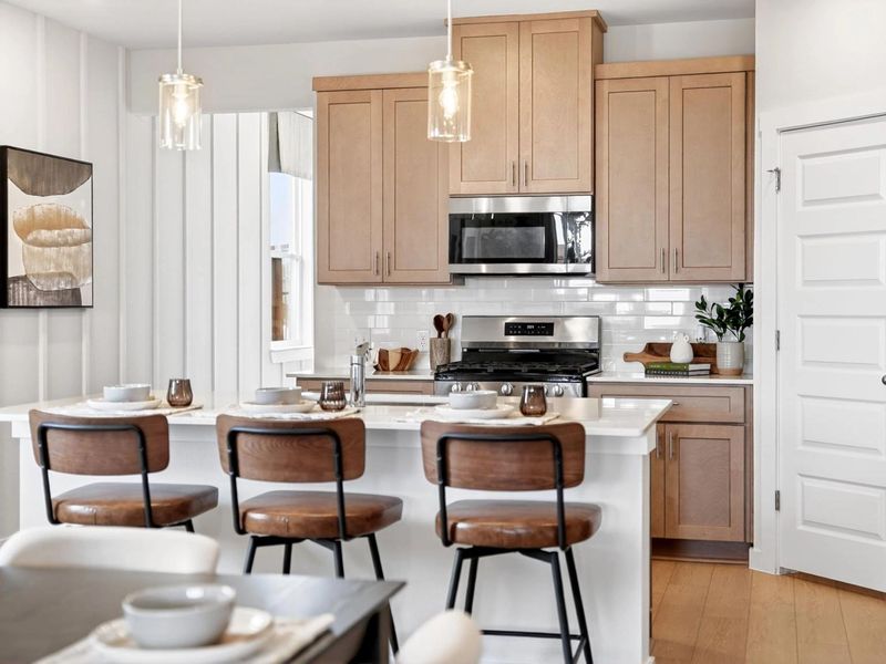 Furnished interior in a model home at Heartland in Heartland (Image 6).