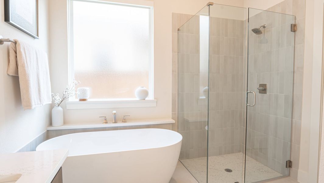 Furnished interior in a model home at Inspiration in Lucas (Image 31).