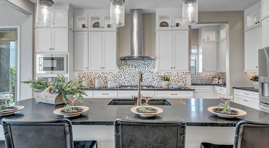 Furnished interior in a model home at Fire Sky at Alamar in Avondale (Image 40).