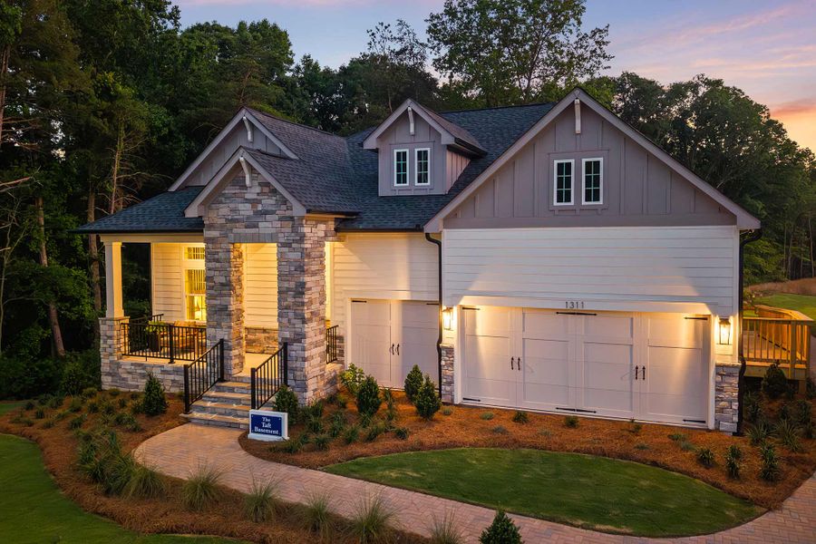 Front exterior of a home in the Lanier Landing - Reserve Collection community, located in Gainesville, GA (Image 3).