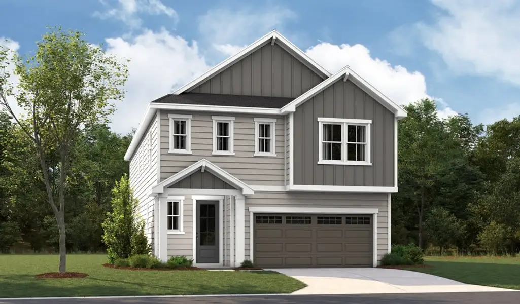 Front exterior of a home in the The Villages at Cider Grove community, located in White House, TN (Image 9). Front exterior of a home in the The Villages at Cider Grove community, located in White House, TN (Image 9).