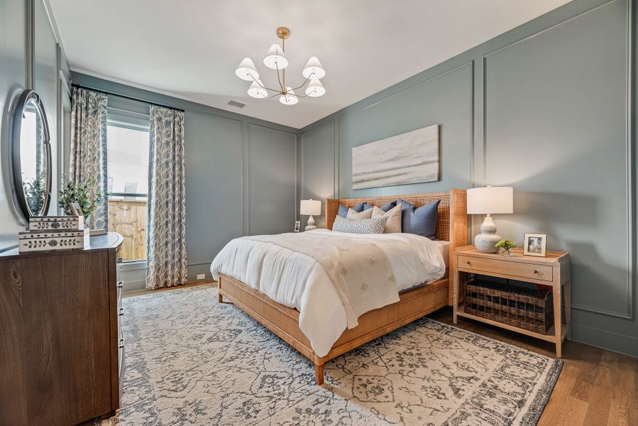 Furnished interior in a model home at Park Place - 80' Lots in Prosper (Image 36).