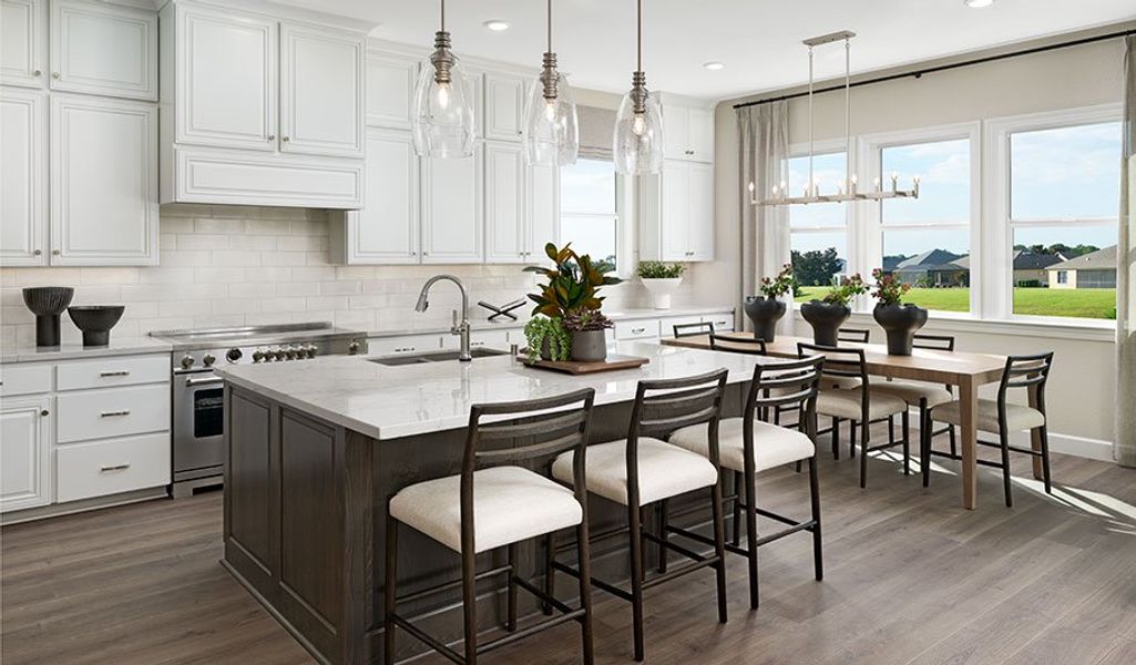 Furnished interior in a model home at Bongard Estates in Clermont (Image 5).