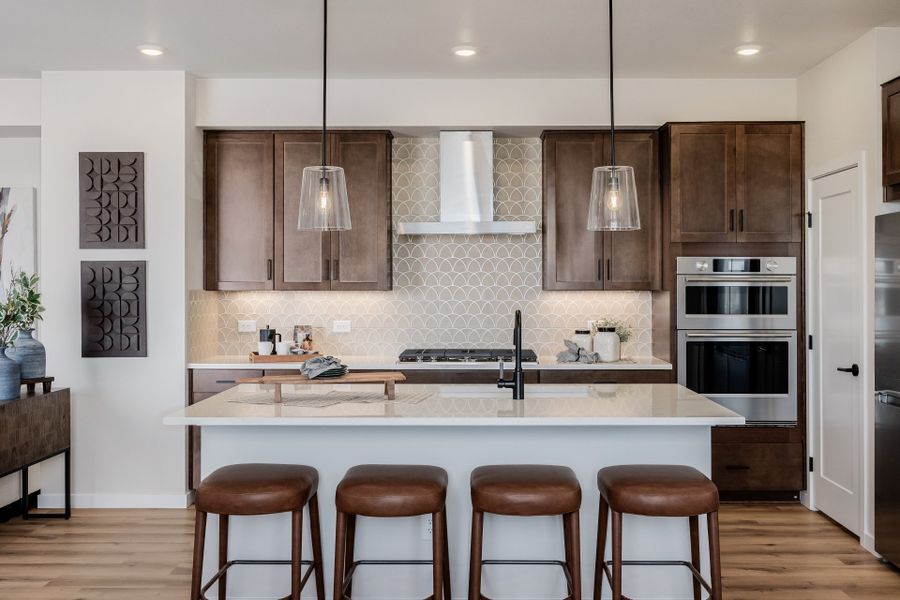 Furnished interior in a model home at Painted Prairie in Aurora (Image 47).