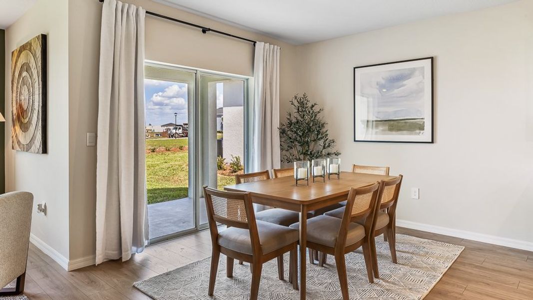Furnished interior in a model home at Westhaven at Heritage Harbour in Bradenton (Image 6).