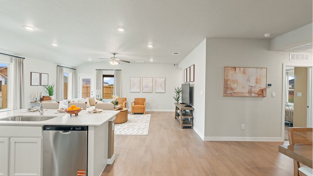 Furnished interior in a model home at Empire Estates in Corpus Christi (Image 7).