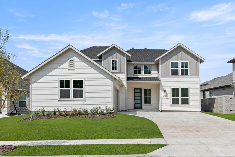 Front exterior of a home in the Somerset Park community, located in Rockwall, TX (Image 4).