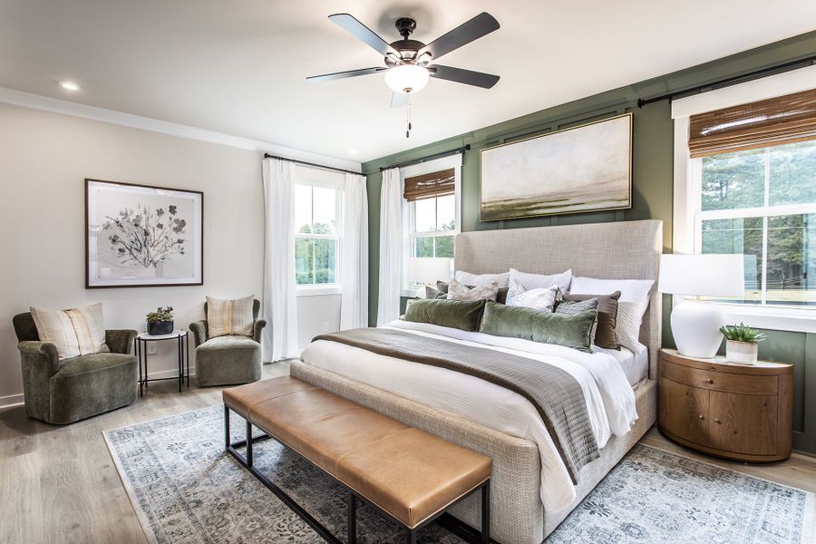 Furnished interior in a model home at Wisteria at GreenHouse in Marietta (Image 7).