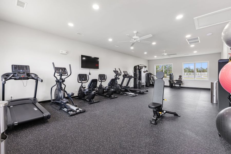 Spacious Indoor Gym