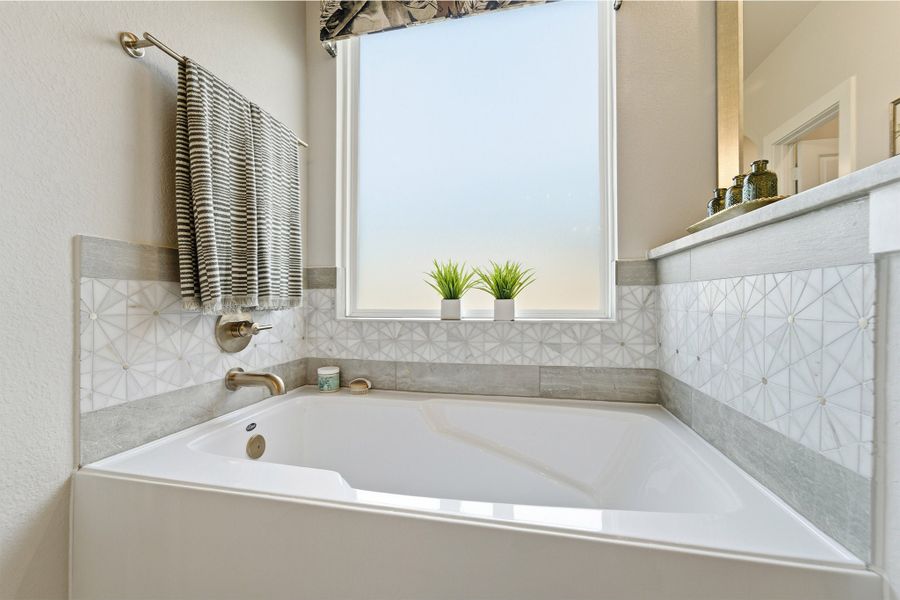 Furnished interior in a model home at Sundance Cove in Crosby (Image 26).