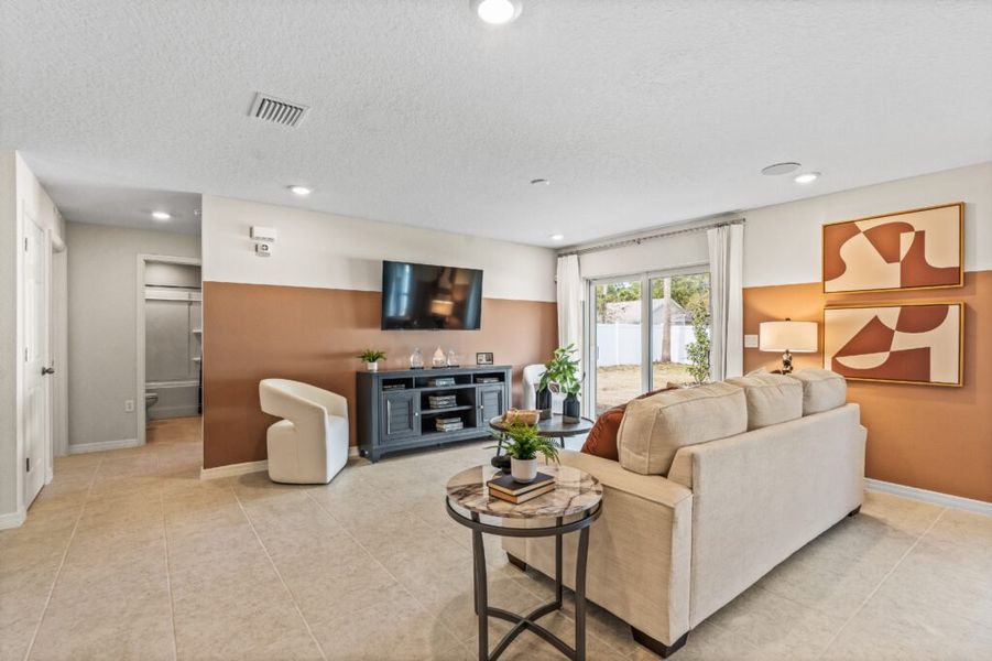 Furnished interior in a model home at Palm Coast in Palm Coast (Image 39).