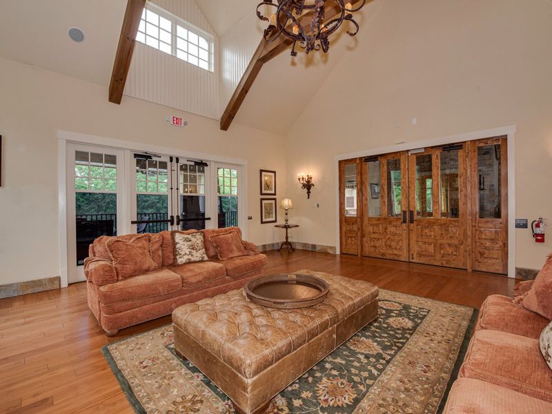 Furnished interior in a model home at The Gables at Handsmill Inland & Waterview in York (Image 37).